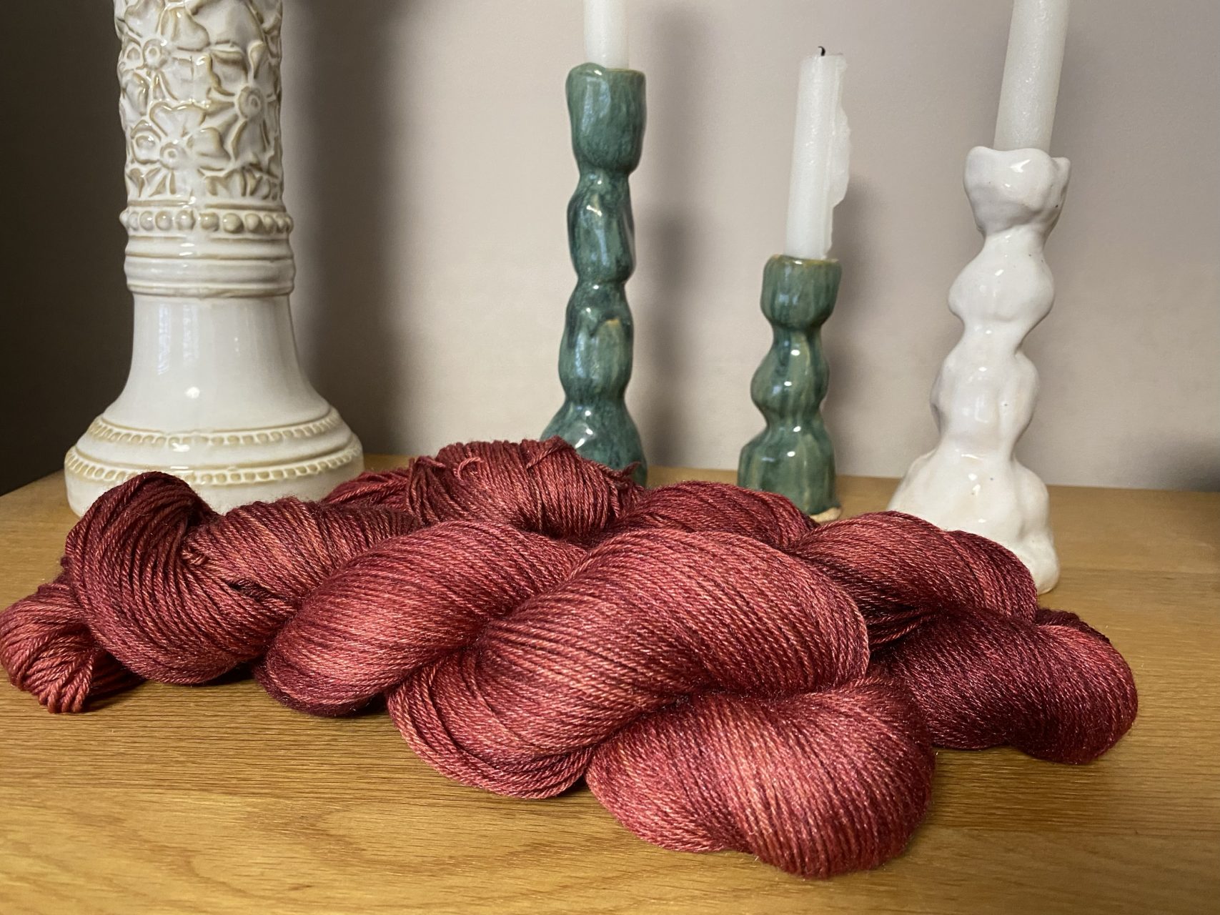 MerinoSeide 70/30 - semi solid - Red Autumn – Bild 4