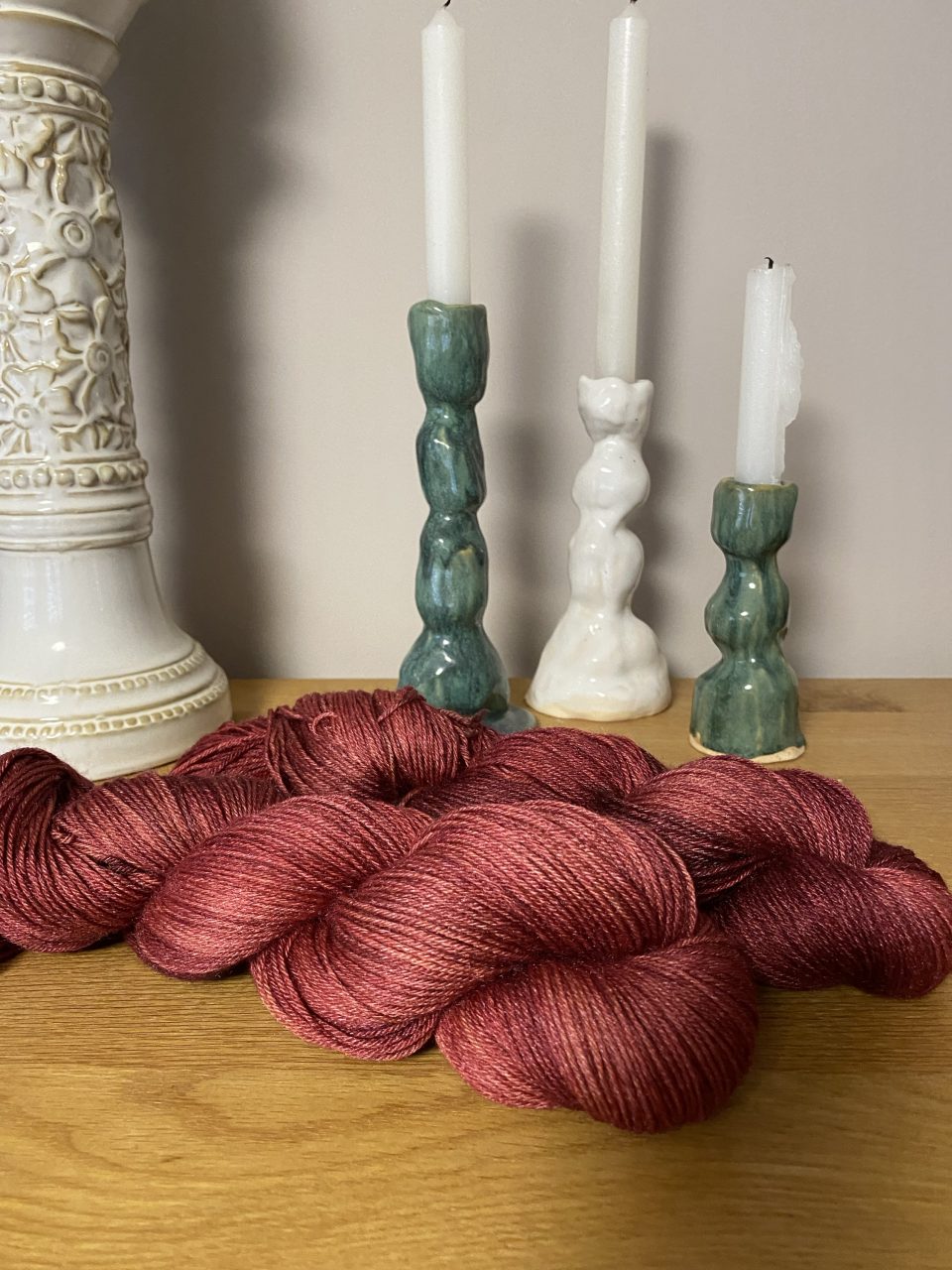 MerinoSeide 70/30 - semi solid - Red Autumn – Bild 2