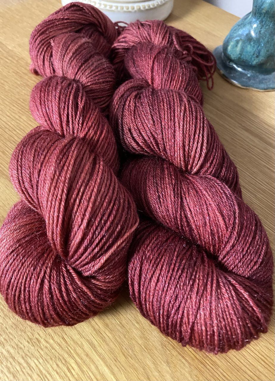 MerinoSeide 70/30 - semi solid - Red Autumn