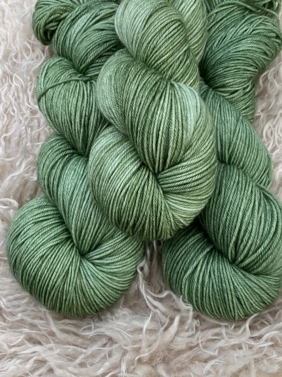 Merino 16 Micron - semi solid - Mint Cloud – Bild 2