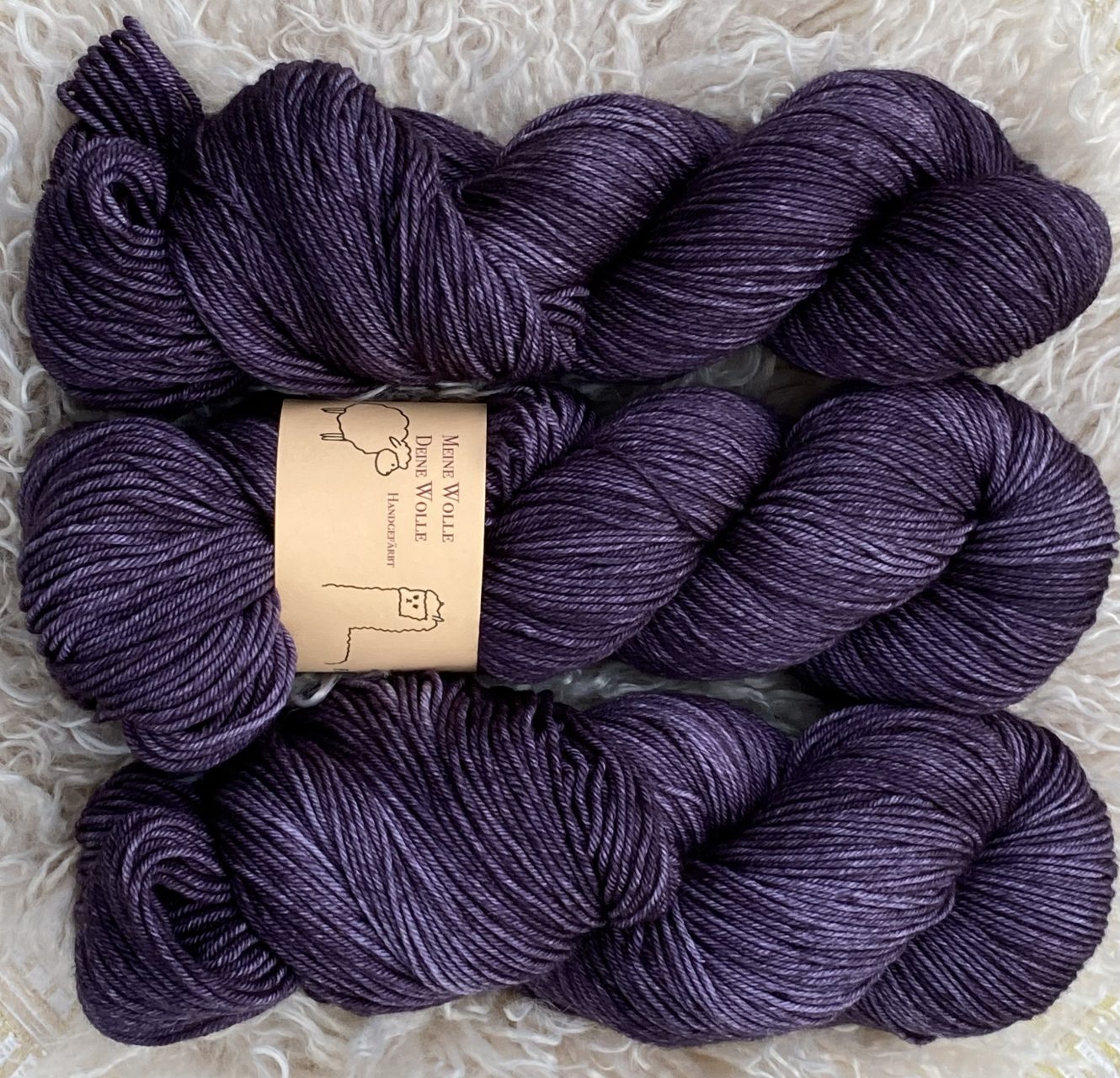 Merino 16 Micron - semi solid - Night Shadow – Bild 3