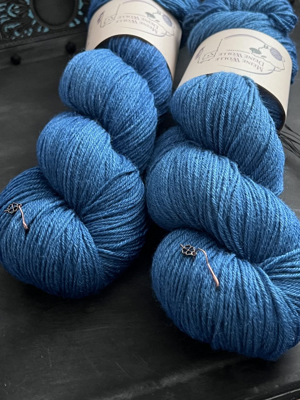 MerinoSeide 70/30 - semi solid - Deepsea Shine – Bild 2