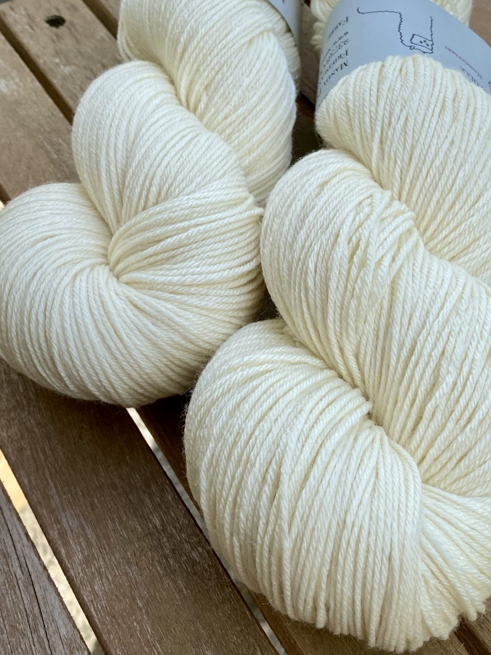 4-fach Sockenwolle extra fein - Natural