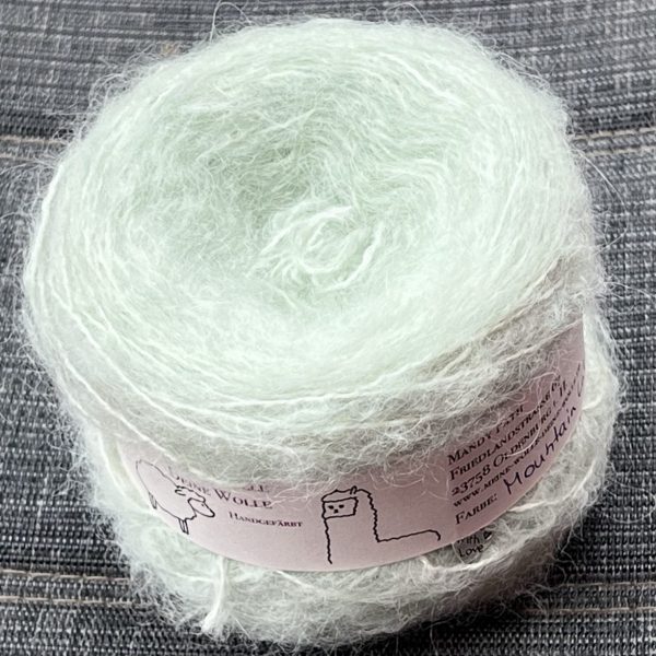 Fluffy Alpaka Baby Suri|Seide 50g - semi solid - Mountain Lake