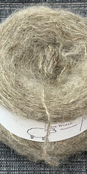 Fluffy Alpaka Baby Suri|Seide 50g - semi solid - Military