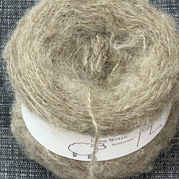 Fluffy Alpaka Baby Suri|Seide 50g - semi solid - Military