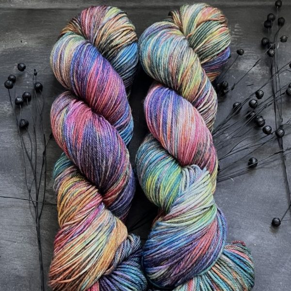 4-fach Sockenwolle extra fein - Color Rush