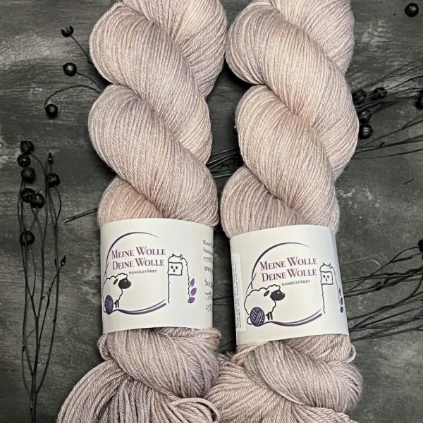 4-fach Sockenwolle extra fein - Variable Greige