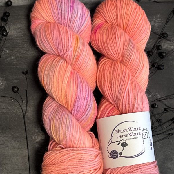 4-fach Sockenwolle extra fein - Neon Morning