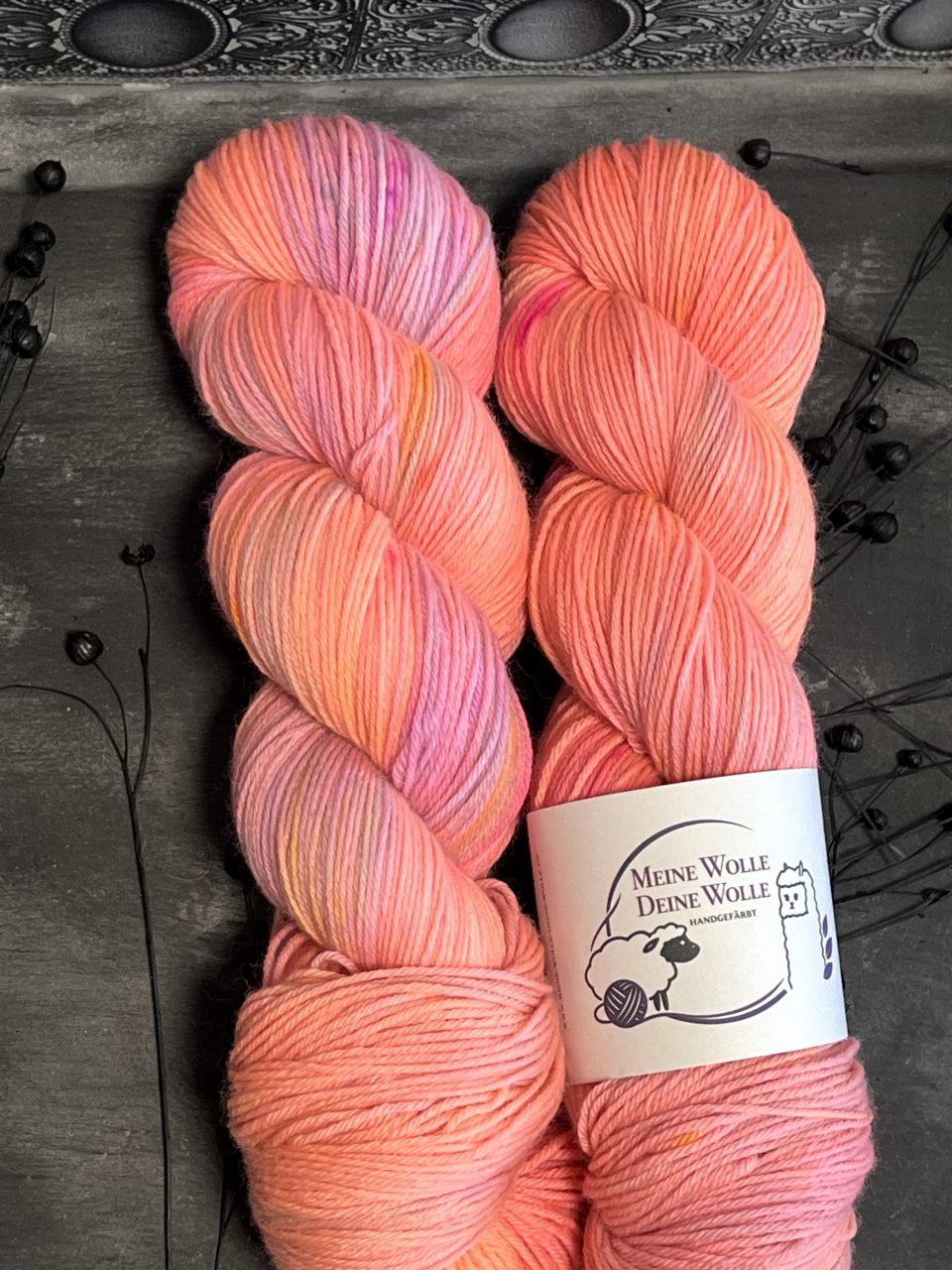 4-fach Sockenwolle extra fein - Neon Morning