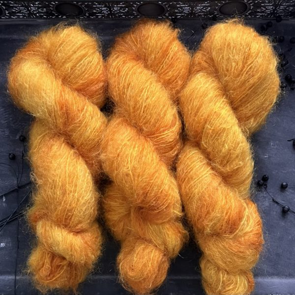 Wolluminöser Mohair - Golden Glow