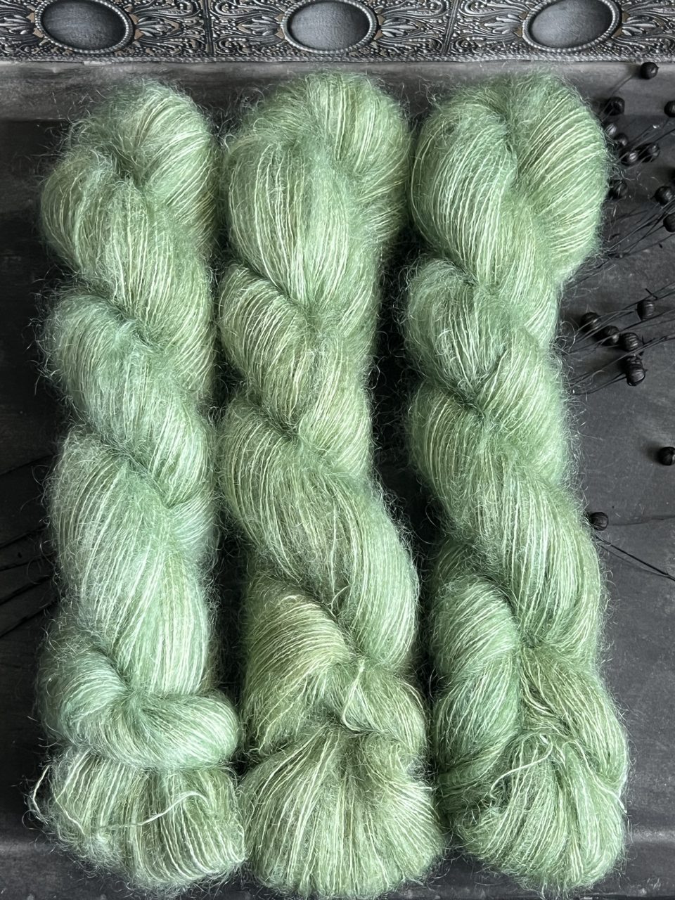 Kid Mohair 50g - semi solid - Mint Cloud – Bild 2