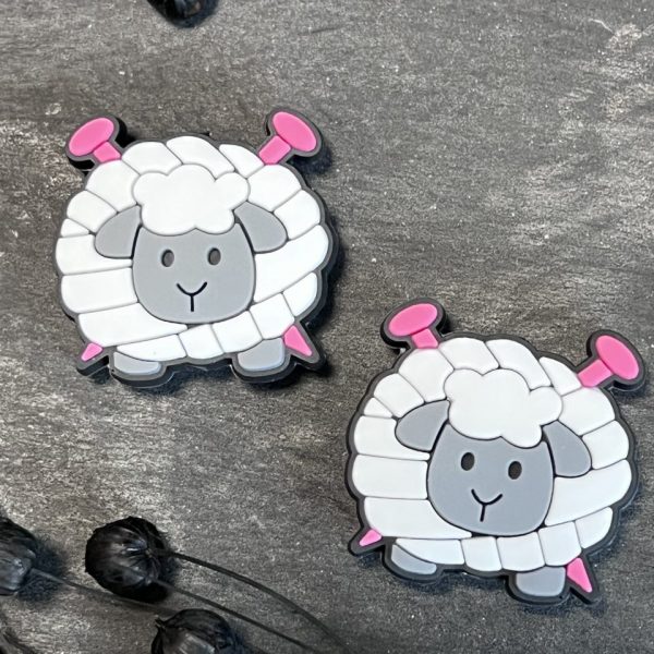 Maschen-/Nadel-Stopper - 1 Set mit 2 Stoppern - Strickschaf