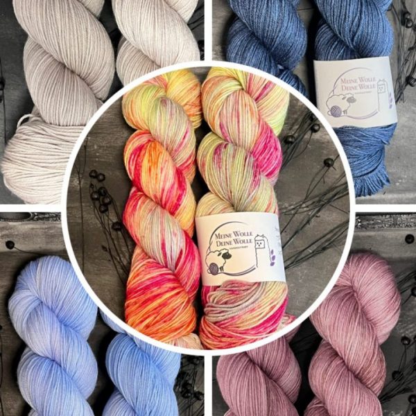 Sockenwolle extra fein 4-fach