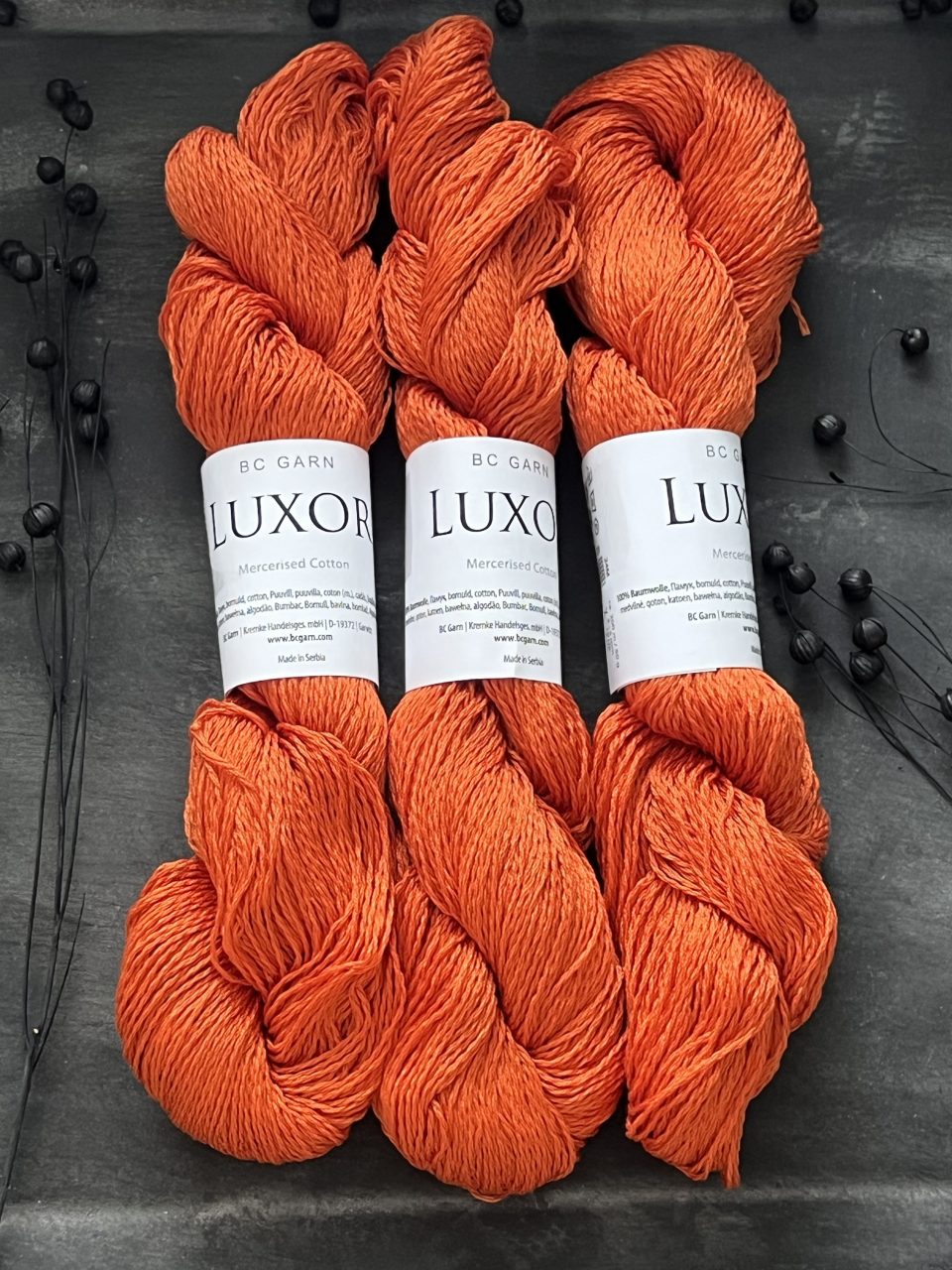 BC Garn – Luxor Mercerised Cotton – Orange – Meine Wolle Deine Wolle