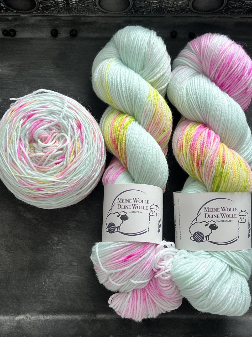 4-fach Sockenwolle extra fein - Confetti Spring
