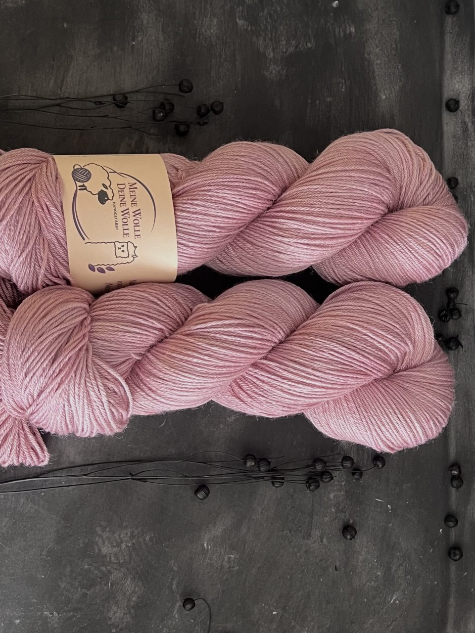 MerinoSeide 70/30 - semi solid - Blooming Heather – Bild 3