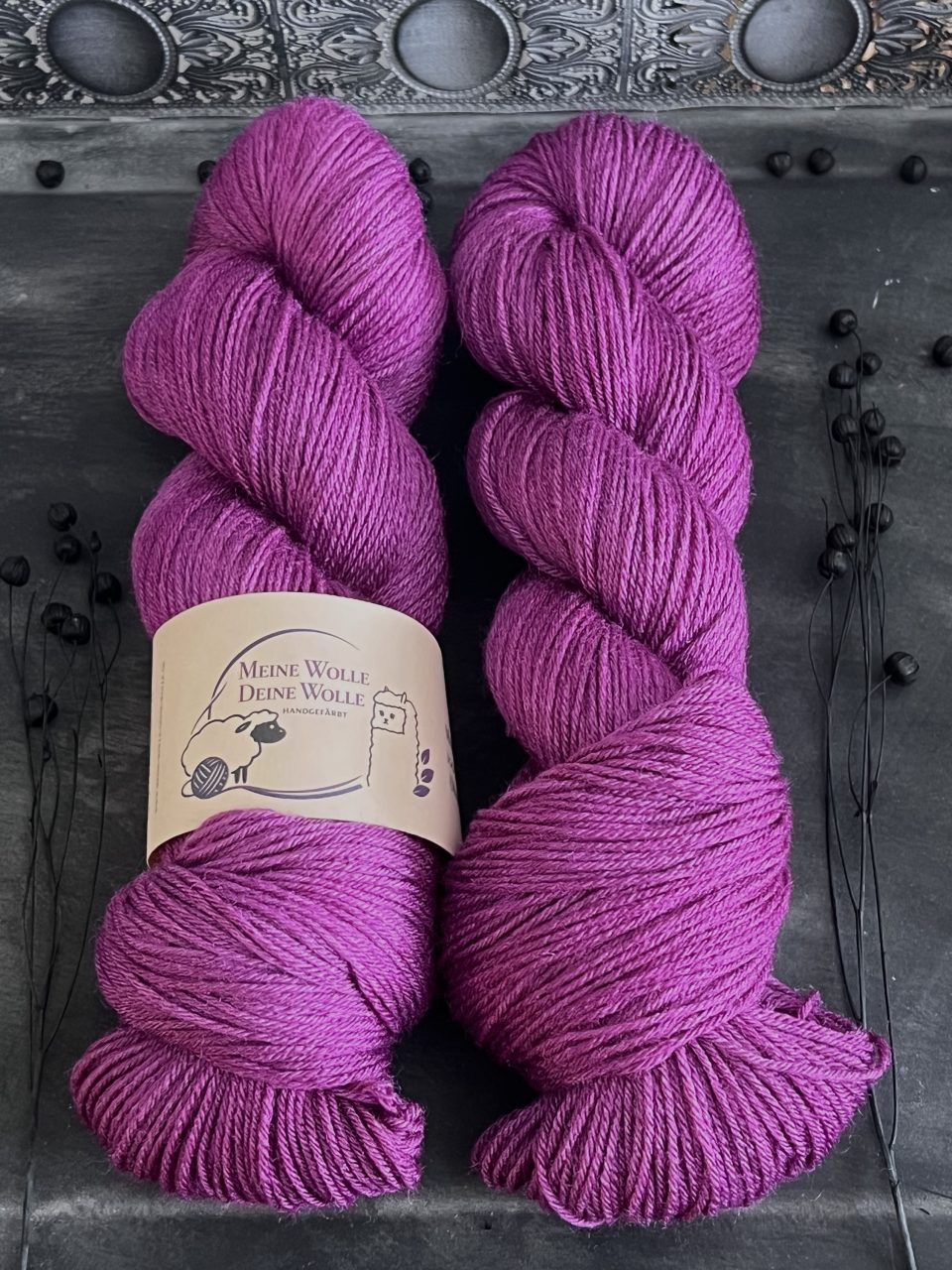 MerinoSeide 70/30 - semi solid - Purple Haze