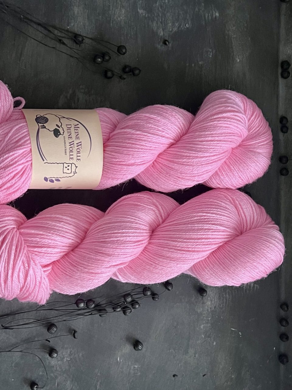 MerinoSeide 70/30 - semi solid - Pink Muse – Bild 3