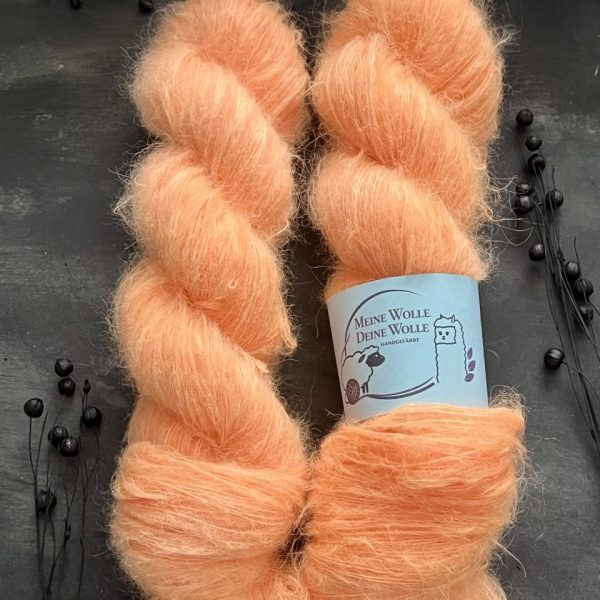 Federleicht Baby Suri|Seide 50 g - semi solid - Neon O!