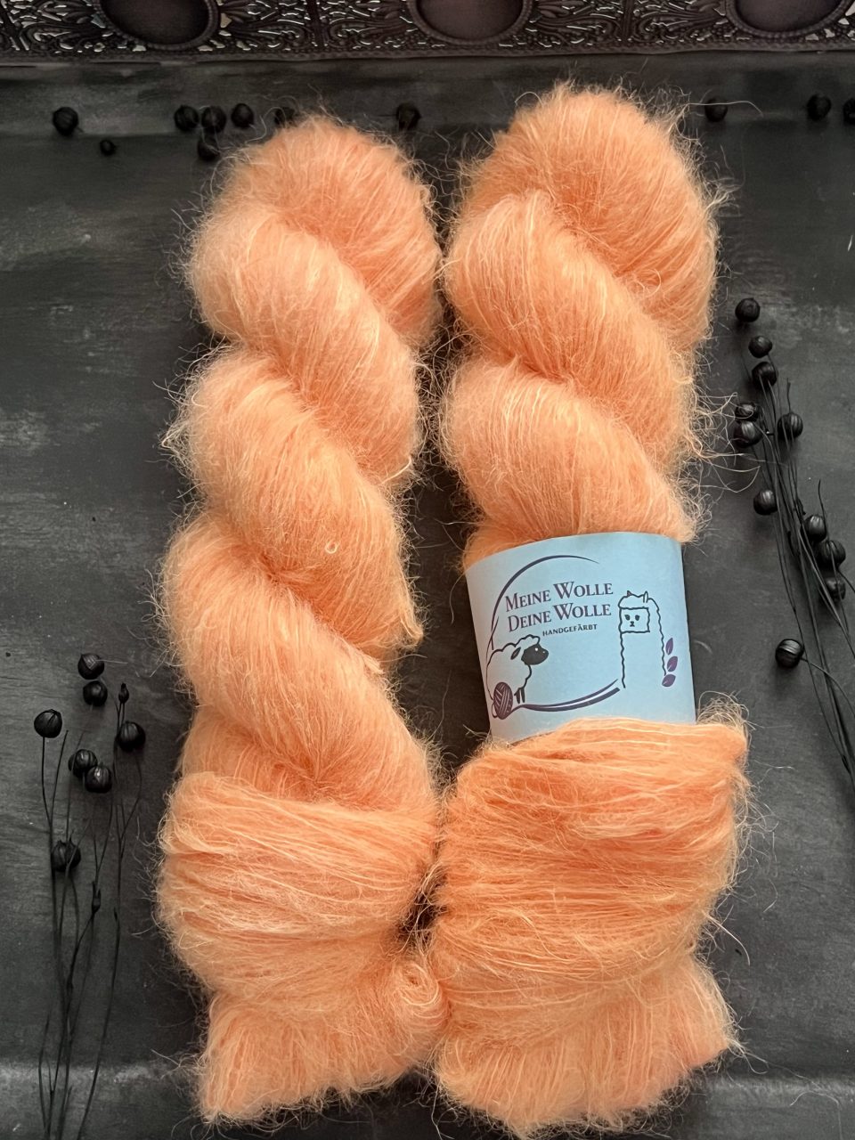 Federleicht Baby Suri|Seide 50 g - semi solid - Neon O!