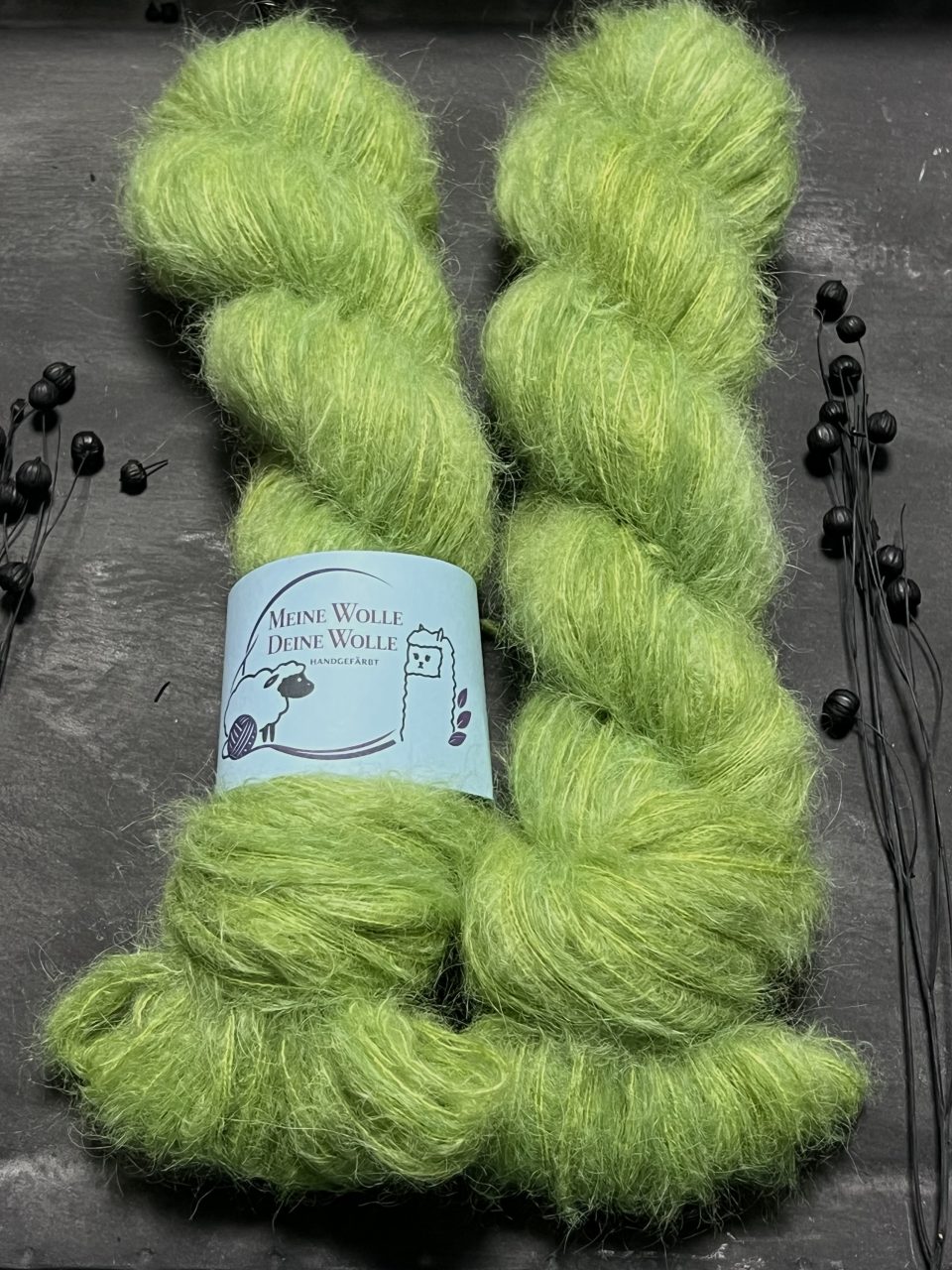 Federleicht Baby Suri|Seide 50 g - semi solid - Sour Apple